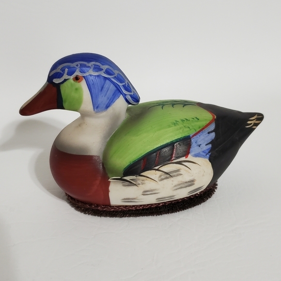 Jasco Lint Brush Ceramic Duck Hand Painted - Picture 4 of 7